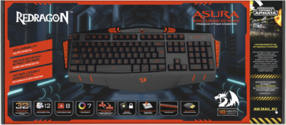 REDRAGON K501 ASURA RETROILUMINADO - Imagen 3